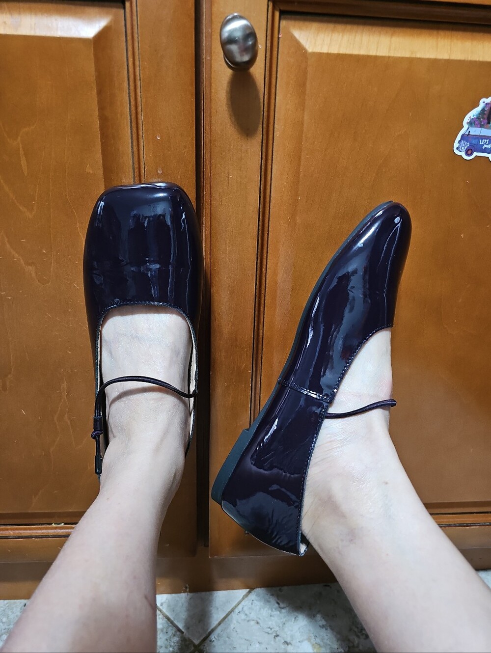 EMPRESS Square Toe Flat Size 42/ 11